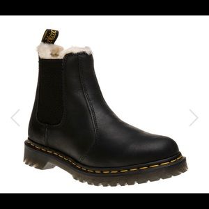 Dr. Martens Leonora Boots Fur Lined Ankle Boots